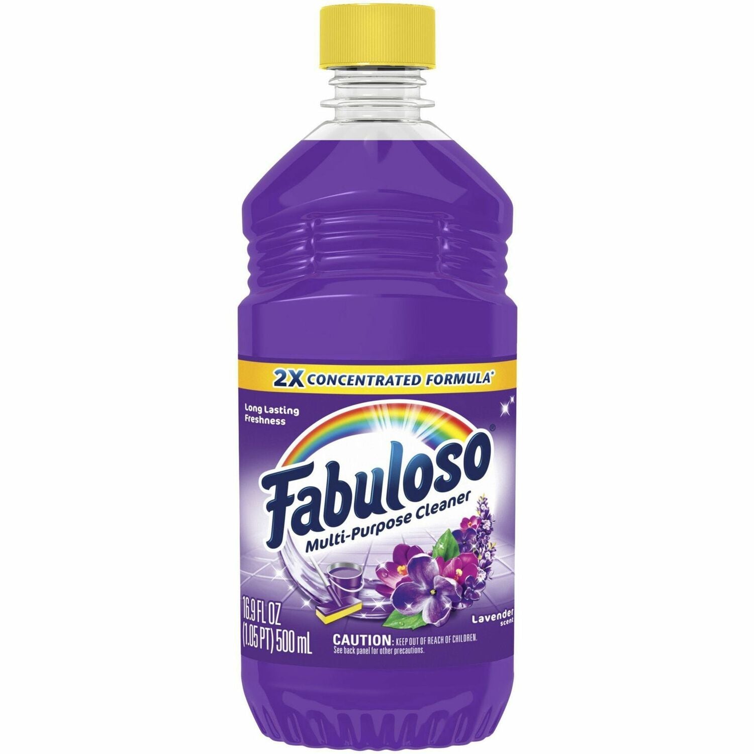 Fabuloso All-Purpose Cleaner - 16.9 fl oz (0.5 quart) - Lavender Scent - 24 / Carton - Residue-free, pH Neutral, Rinse-free, Long Lasting - Lavender Fabuloso All-Purpose Cleaner - 16.9 fl oz (0.5 quart) - Lavender Scent - 24 / Carton - Residue-free, pH Neutral, Rinse-free, Long Lasting - Lavender