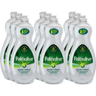 Palmolive® Pure/Clear Ultra Dish Soap - Liquid - 32.5 fl oz (1 quart) - 9 / Carton - Clear (CPCUS04272ACT)