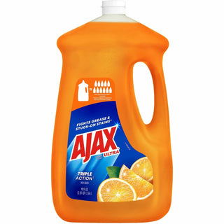 Ajax® Triple Action Dish Soap - Liquid - 90 fl oz (2.8 quart) - Orange Scent - 4 / Carton (CPC149874CT)