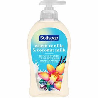 Softsoap® Warm Vanilla Hand Soap - Warm Vanilla & Coconut Milk Scent - 11.3 fl oz (332.7 mL) - Pump Bottle Dispenser (CPCUS07059A)