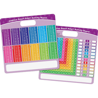 Ashley Addition Smart Poly Busy Board - 10.8" (0.9 ft) Width x 10.8" (0.9 ft) Height - Poly-coated Cardboard Surface - Square - Each (ASH98004)