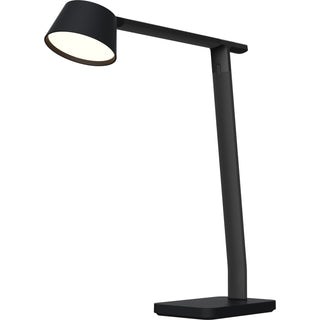 Bostitch® Verve Adjustable LED Desk Lamp - LED Bulb - Adjustable, Dimmable, Adjustable Brightness, Clock, Durable, USB Charging, Swivel Base, Color Changing Mode (BOS2200USBSMBK)