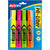 Avery® HI-LITER Desk-Style Highlighters, Chisel Tip, Assorted Colors, 4/Set (AVE24063)