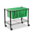 Alera® Single-Tier Rolling File Cart, 24w x 14d x 21h, Black (ALEFW601424BL)