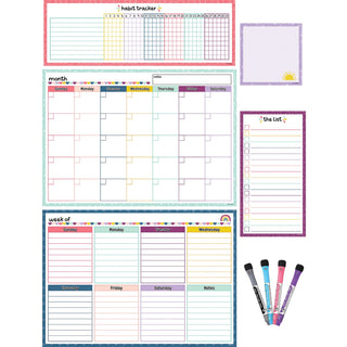 Teacher Created Resources Dry-Erase Task Calendar Set - Multi (TCR77403)