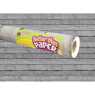 Teacher Created Resources Bulletin Board Roll - Bulletin Board, Poster, Student - 12 ftHeight x 48"Width - 1 Roll - Gray Wood - Fabric (TCR77035)