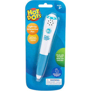 Hot Dots Light-Up Interactive Pen - Theme/Subject: Fun - Skill Learning: Sound, Audio Feedback, Visual, Light - 3-7 Year (EII2439)