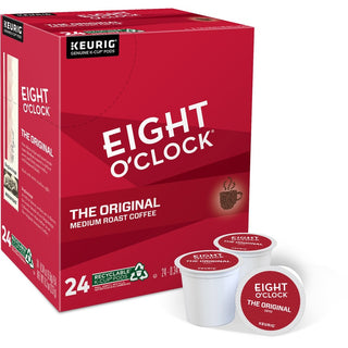 Eight O'Clock® K-Cup Original Coffee, Compatible with Keurig Brewer, Medium, 24/Box (GMT0657)