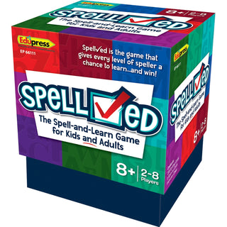 Teacher Created Resources SpellChecked Card Game - Educational - 2 to 8 Players (TCREP66111)