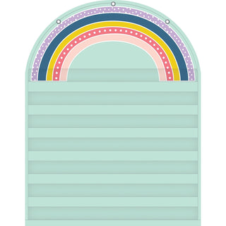 Teacher Created Resources Oh Happy Day Rainbow 7 Pocket Chart - Skill Learning: Rainbow (TCR20100)