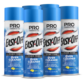 Professional EASY-OFF® Fume Free Oven Cleaner - Spray - 24 fl oz (0.8 quart) - Fresh Lemon Scent - 6 / Carton - White (RAC85260CT)