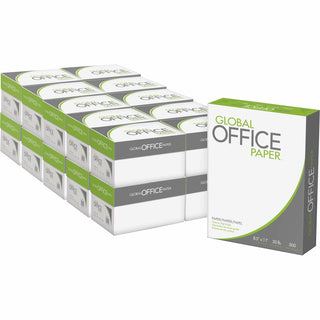Global Office Premium Multipurpose Paper - Letter - 8 1/2" x 11" - 20 lb Basis Weight - 40 / Pallet - High Brightness (ASLGO851120PL)