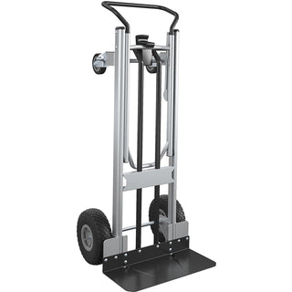Cosco® 2-in-1 Hybrid Hand Truck, 1000 lb Capacity, 4 Casters, 19.5" Length x 19.5" Width x 48" Height, Black (CSC12204ASB1E)