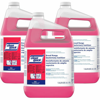 P&G Clean Quick Quaternary Sanitizer, Concentrate Liquid, 128 fl oz (4 quart), 3/Carton (PGC07534) (PGC07534)