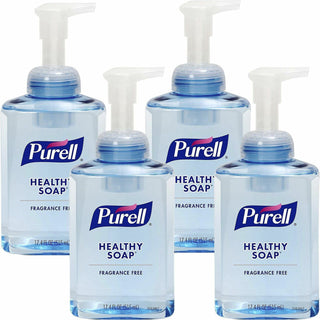 Purell® HEALTHY SOAP Gentle & Free Foam, 1.09 lb, Pump Dispenser, 4/Carton (GOJ501604CT)