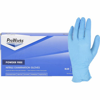 ProWorks Nitrile Exam Gloves, X-Large Size, 100/Box, 4 mil Thickness, 9.50" Glove Length (HOSGLN135FX)