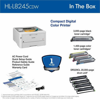 Brother Workhorse MFC-L8395CDW Digital Color All-in-One Printer, Copy/Fax/Print/Scan (BRTMFCL8395CDW)