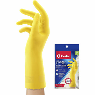 O-Cedar Playtex Handsaver Gloves, X-Large Size, Yellow, 2/Pair (FHP163670)