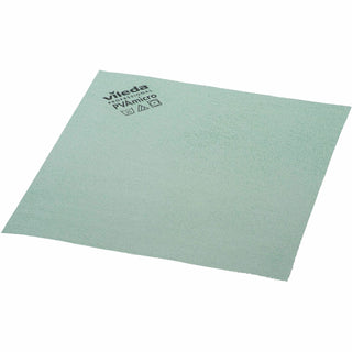 Vileda Professional PVAmicro Cleaning Cloths, Cloth, 14" Width x 15" Length, 5/Pack, Green (VLD143593)