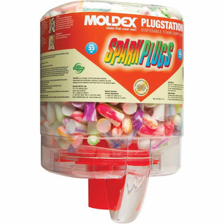 Medline SparkPlugs Disposable Foam Earplug Pairs, Green, 250 Per Bottle, 6/Carton (MIIMOM6644CT)