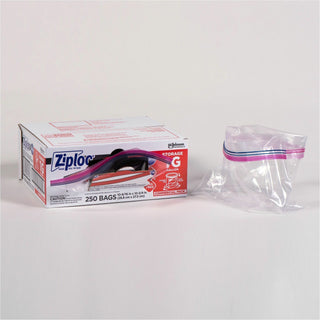 Ziploc® Gallon Storage Bags, Large Size, 1 gal Capacity, 10.50" Width x 1.75 mil (44 Micron) Thickness, 250/Box (SJN364948)