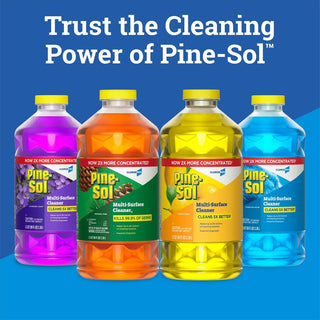 Pine-Sol Multi-Surface Cleaner Concentrate, 80 fl oz (2.5 quart), Sparkling Wave Scen, 3/Carton (CLO60609)