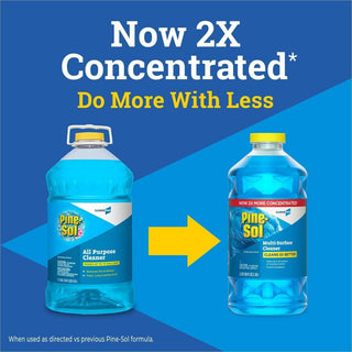 Pine-Sol Multi-Surface Cleaner Concentrate, 80 fl oz (2.5 quart), Sparkling Wave Scen, 3/Carton (CLO60609)