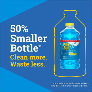 Pine-Sol Multi-Surface Cleaner Concentrate, 80 fl oz (2.5 quart), Sparkling Wave Scen, 3/Carton (CLO60609)