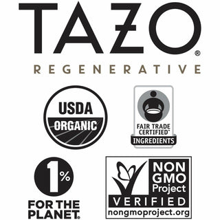 Tazo Regenerative Organic Earl Grey Black Tea Bag, Black Tea, 16/Box (TZO00352BX)