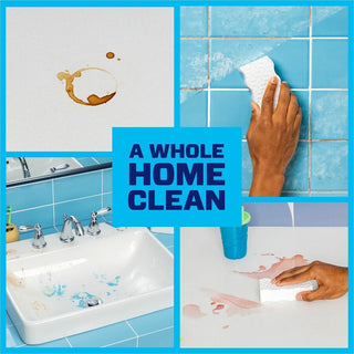 Mr. Clean Magic Eraser Variety Pk, For Multipurpose, Sponge, WidthDurable, Long Lasting, Blue, 6/Box (PGC12396)