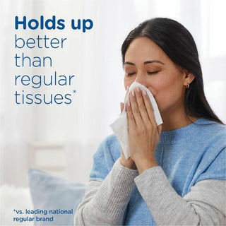 Puffs Basic Facial Tissue, Green, 124/Box, 24/Carton (PGC39346CT)