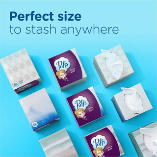Puffs Ultra Soft Facial Tissue, Purple, 72/Box, 24 Box/Carton (PGC97788CT)