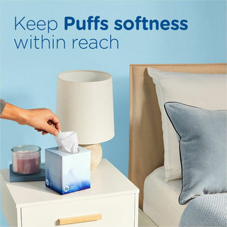 Puffs Ultra Soft Facial Tissue, Purple, 72/Box, 24 Box/Carton (PGC97788CT)