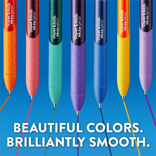Paper Mate InkJoy Gel Pens, 0.7 mm Pen Point, Retractable, Assorted Ink, Retro Accents, 4/Pack (PAP2205628)