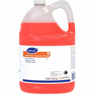 Diversey™ Stride Neutral Cleaner, Citrus, 1 gal, 4 Bottles/Carton (DVO101109753)