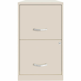 NuSparc Mobile File Cabinet, 14.2" Width x 18" Depth x 26.5", Stone, Steel (NPRVF218AASN)