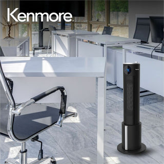 Kenmore 29" Tower Heater with Humidifier, Black (ESMKM65012BK)