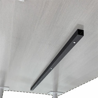 Lorell Invent Training Table Components, x 42" Width x 1" Depth x 1" Height x 1" Diameter, Steel, Black (LLR60819)