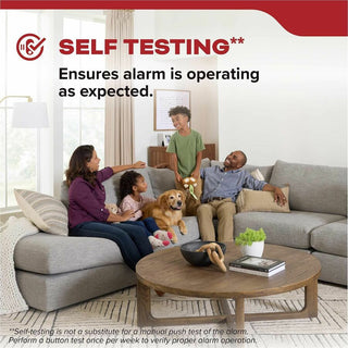 Kidde Smoke Alarm, 85 dB, Visual, Audible, Surface Mount, Wall Mountable, Ceiling Mountable, Red, Green, Amber, White (KID21031447)