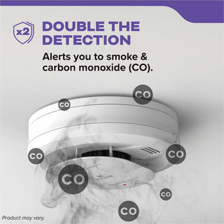 Kidde Combo Carbon Monoxide/Smoke Alarm, 85 dB, Audible, Visual, Surface Mount, Wall Mountable, Ceiling Mountable, Red, Green, Amber, White (KID21031502)