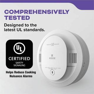 Kidde Combo Carbon Monoxide/Smoke Alarm, 85 dB, Audible, Visual, Surface Mount, Wall Mountable, Ceiling Mountable, Red, Green, Amber, White (KID21031502)