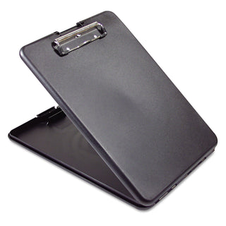 Saunders SlimMate Storage Clipboard, 1/2" Clip Capacity, Holds 8 1/2 x 11 Sheets, Black (SAU00558)