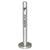 Rubbermaid® Commercial Smoker's Pole, Round, Steel, 0.9 gal, 4 dia x 41h, Silver (RCPR1SM)
