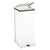 Rubbermaid® Commercial Defenders Heavy-Duty Steel Step Can, 13 gal, Steel, White (RCPST24EPLWH)