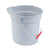 Rubbermaid® Commercial 10 Quart Plastic Utility Pail, Plastic, Gray, 10.5" dia (RCP296300GY)