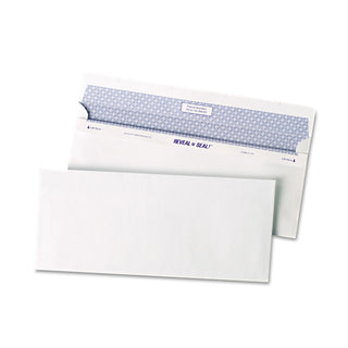 Quality Park™ Reveal-N-Seal Envelope, #10, Commercial Flap, Self-Adhesive Closure, 4.13 x 9.5, White, 500/Box (QUA67218)