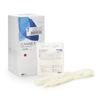 GAMMEX® Non-Latex PI Surgical Glove Size 7 Sterile Polyisoprene Standard Cuff Length Micro-Textured White Chemo Tested (765478_BX)