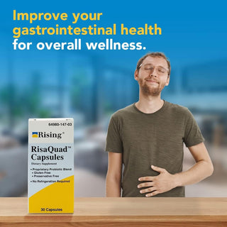 RisaQuad™ Probiotic Dietary Supplement 30 per Bottle Capsule (802669_BT)