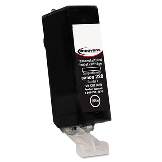 Innovera® Remanufactured Black Ink, Replacement For Canon PGI-220 (2945B001), 324 Page Yield (IVRCNPGI220PB)