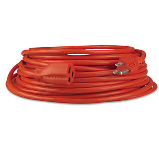 Innovera® Indoor/Outdoor Extension Cord, 25ft, Orange (IVR72225)